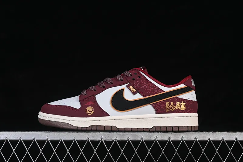 All categories Nk SB Dunk Series Nk SB Dunk Low High-end customized low-top sneakers Nike SB Dunk Low Limited to the Year of the Horse Get rich immediately High-end customized low-top casual skate shoes QW5288-108
